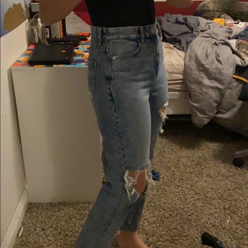 American eagle curvy mom jeans